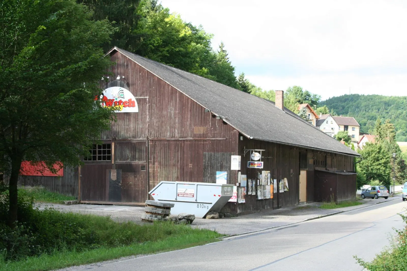 Straßenseite der früheren Ranch vor dem Umbau